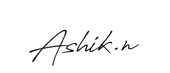 How to make Ashik.n signature? Antro_Vectra_Bolder is a professional autograph style. Create handwritten signature for Ashik.n name. Ashik.n signature style 7 images and pictures png