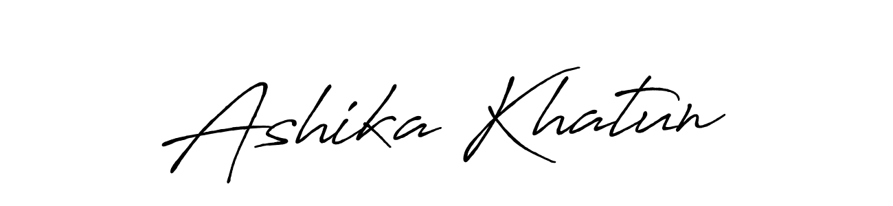 Make a beautiful signature design for name Ashika Khatun. Use this online signature maker to create a handwritten signature for free. Ashika Khatun signature style 7 images and pictures png