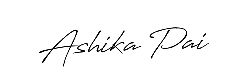 Once you've used our free online signature maker to create your best signature Antro_Vectra_Bolder style, it's time to enjoy all of the benefits that Ashika Pai name signing documents. Ashika Pai signature style 7 images and pictures png
