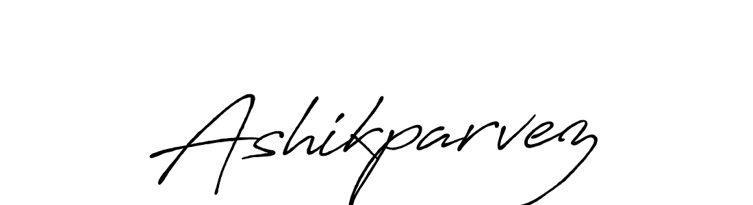 You should practise on your own different ways (Antro_Vectra_Bolder) to write your name (Ashikparvez) in signature. don't let someone else do it for you. Ashikparvez signature style 7 images and pictures png