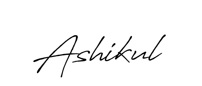 Also we have Ashikul name is the best signature style. Create professional handwritten signature collection using Antro_Vectra_Bolder autograph style. Ashikul signature style 7 images and pictures png