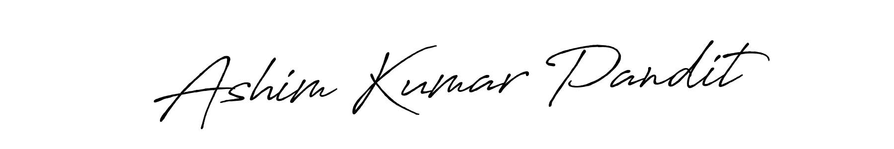 Use a signature maker to create a handwritten signature online. With this signature software, you can design (Antro_Vectra_Bolder) your own signature for name Ashim Kumar Pandit. Ashim Kumar Pandit signature style 7 images and pictures png