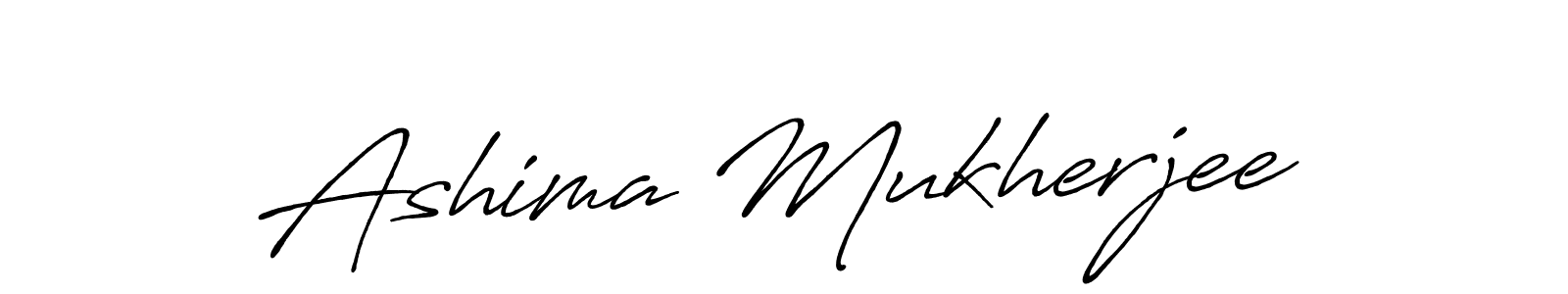 How to make Ashima Mukherjee signature? Antro_Vectra_Bolder is a professional autograph style. Create handwritten signature for Ashima Mukherjee name. Ashima Mukherjee signature style 7 images and pictures png