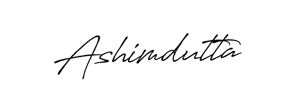 Also we have Ashimdutta name is the best signature style. Create professional handwritten signature collection using Antro_Vectra_Bolder autograph style. Ashimdutta signature style 7 images and pictures png