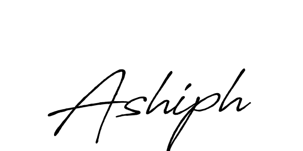 How to make Ashiph name signature. Use Antro_Vectra_Bolder style for creating short signs online. This is the latest handwritten sign. Ashiph signature style 7 images and pictures png