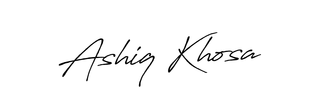 Make a beautiful signature design for name Ashiq Khosa. Use this online signature maker to create a handwritten signature for free. Ashiq Khosa signature style 7 images and pictures png