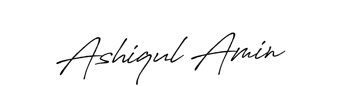 Create a beautiful signature design for name Ashiqul Amin. With this signature (Antro_Vectra_Bolder) fonts, you can make a handwritten signature for free. Ashiqul Amin signature style 7 images and pictures png