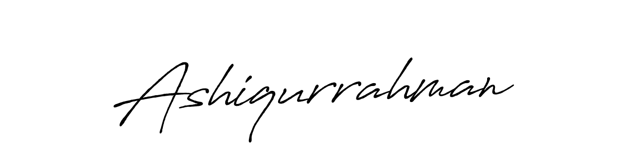 Create a beautiful signature design for name Ashiqurrahman. With this signature (Antro_Vectra_Bolder) fonts, you can make a handwritten signature for free. Ashiqurrahman signature style 7 images and pictures png