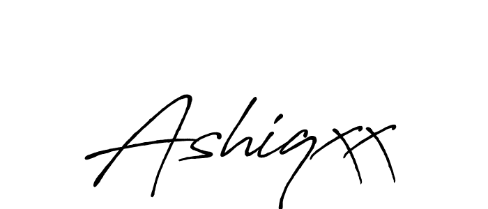 How to make Ashiqxx name signature. Use Antro_Vectra_Bolder style for creating short signs online. This is the latest handwritten sign. Ashiqxx signature style 7 images and pictures png