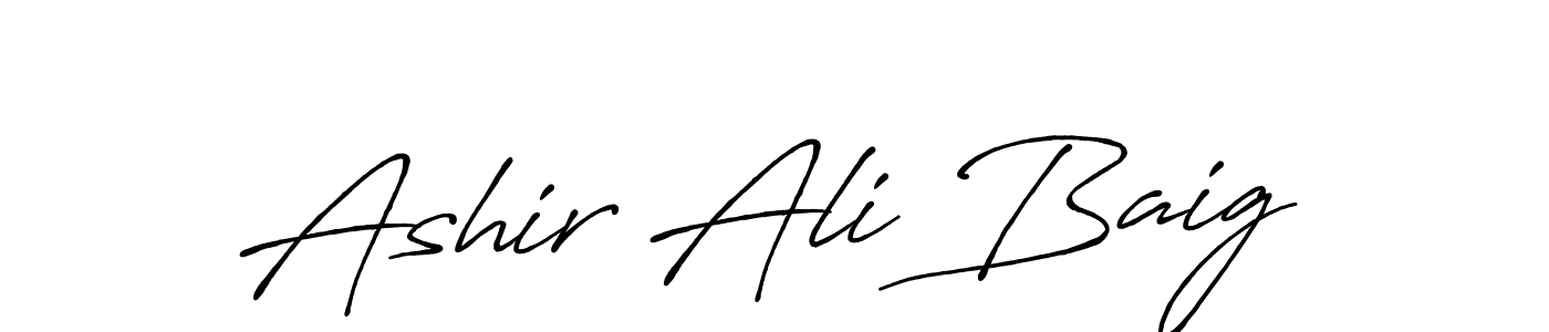 The best way (Antro_Vectra_Bolder) to make a short signature is to pick only two or three words in your name. The name Ashir Ali Baig include a total of six letters. For converting this name. Ashir Ali Baig signature style 7 images and pictures png