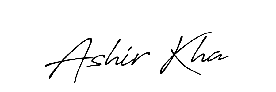 Antro_Vectra_Bolder is a professional signature style that is perfect for those who want to add a touch of class to their signature. It is also a great choice for those who want to make their signature more unique. Get Ashir Kha name to fancy signature for free. Ashir Kha signature style 7 images and pictures png