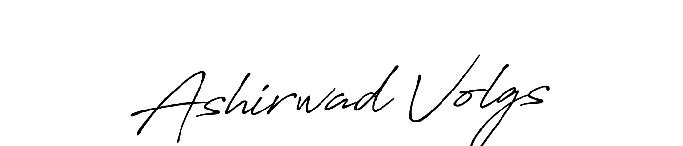 This is the best signature style for the Ashirwad Volgs name. Also you like these signature font (Antro_Vectra_Bolder). Mix name signature. Ashirwad Volgs signature style 7 images and pictures png