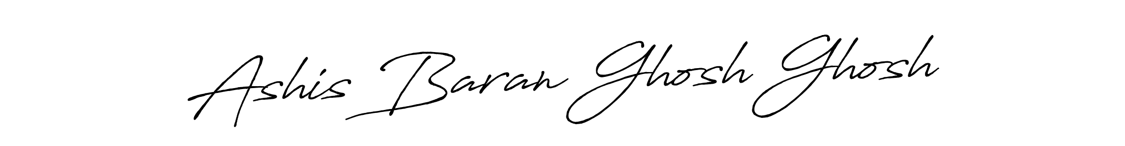 Use a signature maker to create a handwritten signature online. With this signature software, you can design (Antro_Vectra_Bolder) your own signature for name Ashis Baran Ghosh Ghosh. Ashis Baran Ghosh Ghosh signature style 7 images and pictures png