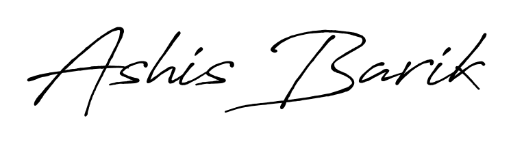 If you are searching for the best signature style for your name Ashis Barik, here we have designed multiple signature styles using Antro_Vectra_Bolder. Ashis Barik signature style 7 images and pictures png