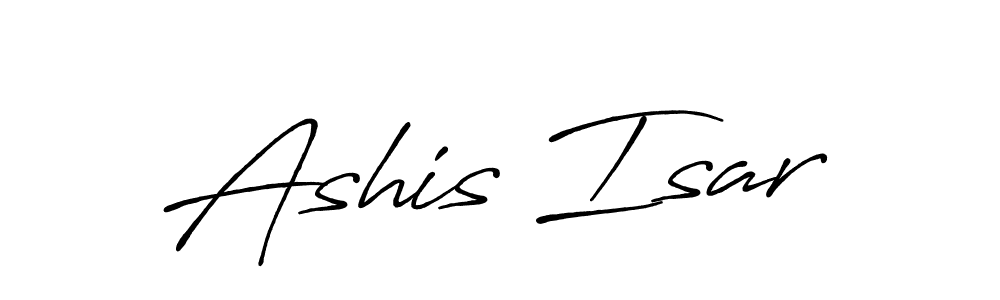 Similarly Antro_Vectra_Bolder is the best handwritten signature design. Signature creator online .You can use it as an online autograph creator for name Ashis Isar. Ashis Isar signature style 7 images and pictures png