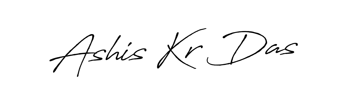 Ashis Kr Das stylish signature style. Best Handwritten Sign (Antro_Vectra_Bolder) for my name. Handwritten Signature Collection Ideas for my name Ashis Kr Das. Ashis Kr Das signature style 7 images and pictures png