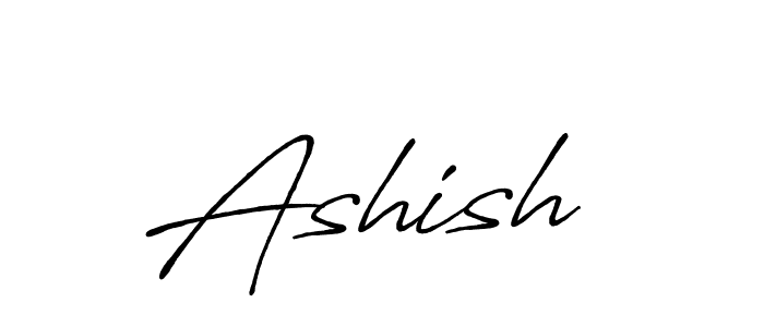 Design your own signature with our free online signature maker. With this signature software, you can create a handwritten (Antro_Vectra_Bolder) signature for name Ashish . Ashish  signature style 7 images and pictures png