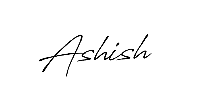 Design your own signature with our free online signature maker. With this signature software, you can create a handwritten (Antro_Vectra_Bolder) signature for name Ashish . Ashish  signature style 7 images and pictures png