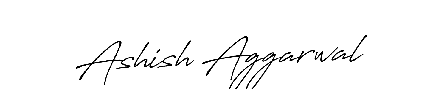 Ashish Aggarwal stylish signature style. Best Handwritten Sign (Antro_Vectra_Bolder) for my name. Handwritten Signature Collection Ideas for my name Ashish Aggarwal. Ashish Aggarwal signature style 7 images and pictures png