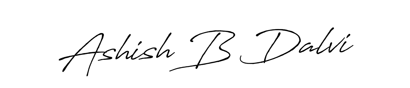 Ashish B Dalvi stylish signature style. Best Handwritten Sign (Antro_Vectra_Bolder) for my name. Handwritten Signature Collection Ideas for my name Ashish B Dalvi. Ashish B Dalvi signature style 7 images and pictures png