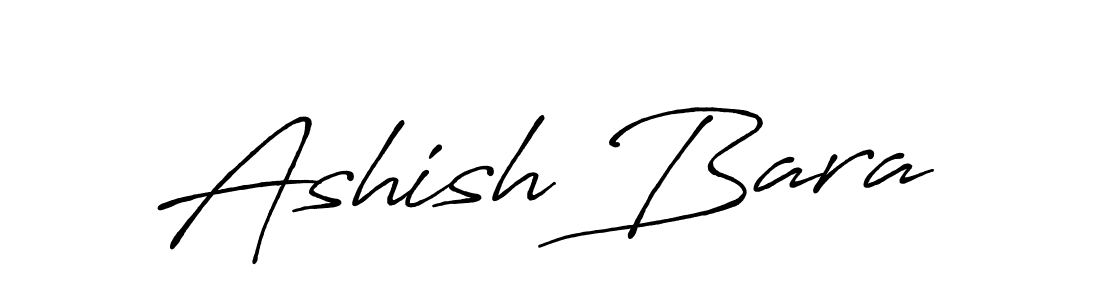 Create a beautiful signature design for name Ashish Bara. With this signature (Antro_Vectra_Bolder) fonts, you can make a handwritten signature for free. Ashish Bara signature style 7 images and pictures png