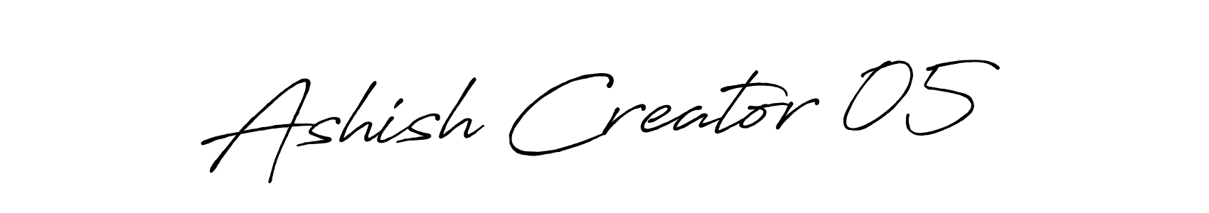 Once you've used our free online signature maker to create your best signature Antro_Vectra_Bolder style, it's time to enjoy all of the benefits that Ashish Creator 05 name signing documents. Ashish Creator 05 signature style 7 images and pictures png