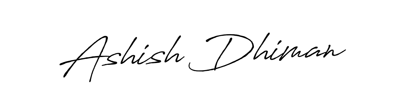 How to make Ashish Dhiman signature? Antro_Vectra_Bolder is a professional autograph style. Create handwritten signature for Ashish Dhiman name. Ashish Dhiman signature style 7 images and pictures png