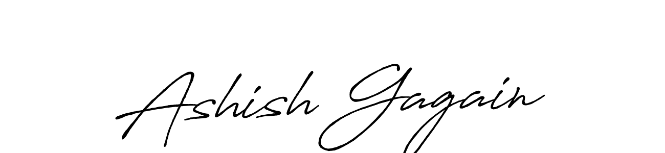 Similarly Antro_Vectra_Bolder is the best handwritten signature design. Signature creator online .You can use it as an online autograph creator for name Ashish Gagain. Ashish Gagain signature style 7 images and pictures png