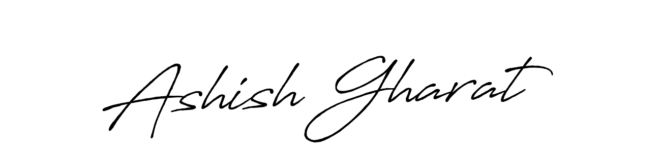 Antro_Vectra_Bolder is a professional signature style that is perfect for those who want to add a touch of class to their signature. It is also a great choice for those who want to make their signature more unique. Get Ashish Gharat name to fancy signature for free. Ashish Gharat signature style 7 images and pictures png