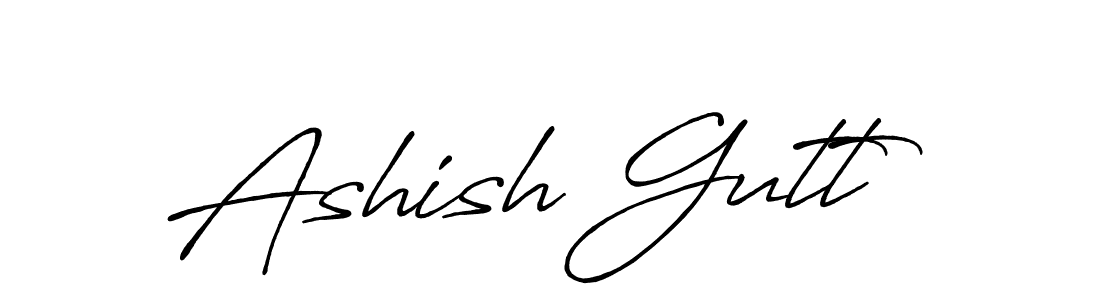 Here are the top 10 professional signature styles for the name Ashish Gutt. These are the best autograph styles you can use for your name. Ashish Gutt signature style 7 images and pictures png