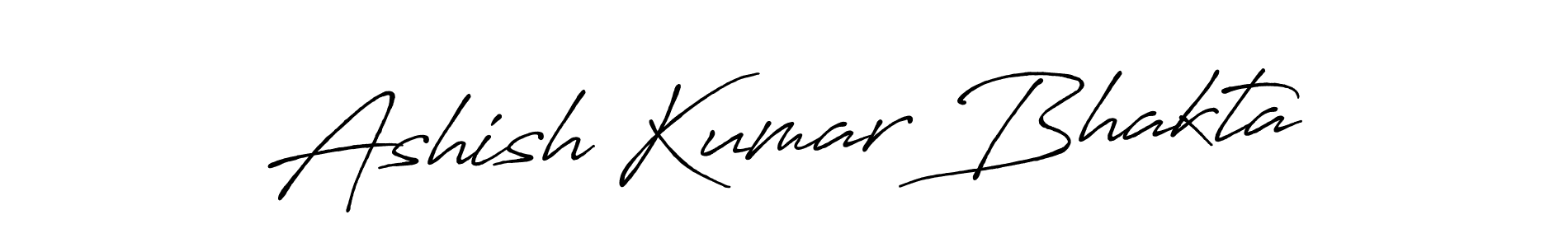 Ashish Kumar Bhakta stylish signature style. Best Handwritten Sign (Antro_Vectra_Bolder) for my name. Handwritten Signature Collection Ideas for my name Ashish Kumar Bhakta. Ashish Kumar Bhakta signature style 7 images and pictures png