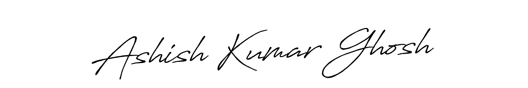 Use a signature maker to create a handwritten signature online. With this signature software, you can design (Antro_Vectra_Bolder) your own signature for name Ashish Kumar Ghosh. Ashish Kumar Ghosh signature style 7 images and pictures png