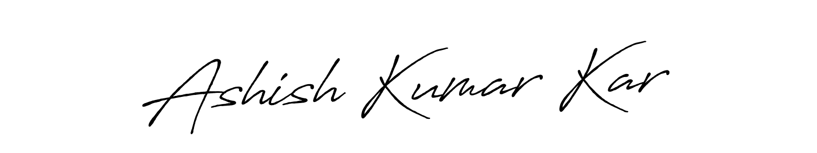 Also You can easily find your signature by using the search form. We will create Ashish Kumar Kar name handwritten signature images for you free of cost using Antro_Vectra_Bolder sign style. Ashish Kumar Kar signature style 7 images and pictures png