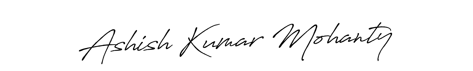 The best way (Antro_Vectra_Bolder) to make a short signature is to pick only two or three words in your name. The name Ashish Kumar Mohanty include a total of six letters. For converting this name. Ashish Kumar Mohanty signature style 7 images and pictures png