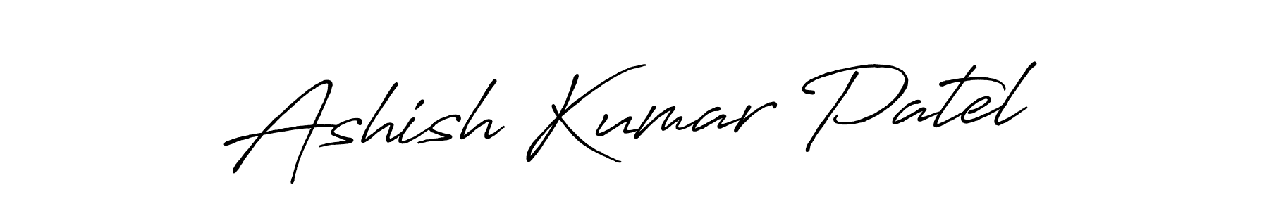 Ashish Kumar Patel stylish signature style. Best Handwritten Sign (Antro_Vectra_Bolder) for my name. Handwritten Signature Collection Ideas for my name Ashish Kumar Patel. Ashish Kumar Patel signature style 7 images and pictures png