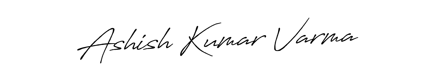 Use a signature maker to create a handwritten signature online. With this signature software, you can design (Antro_Vectra_Bolder) your own signature for name Ashish Kumar Varma. Ashish Kumar Varma signature style 7 images and pictures png
