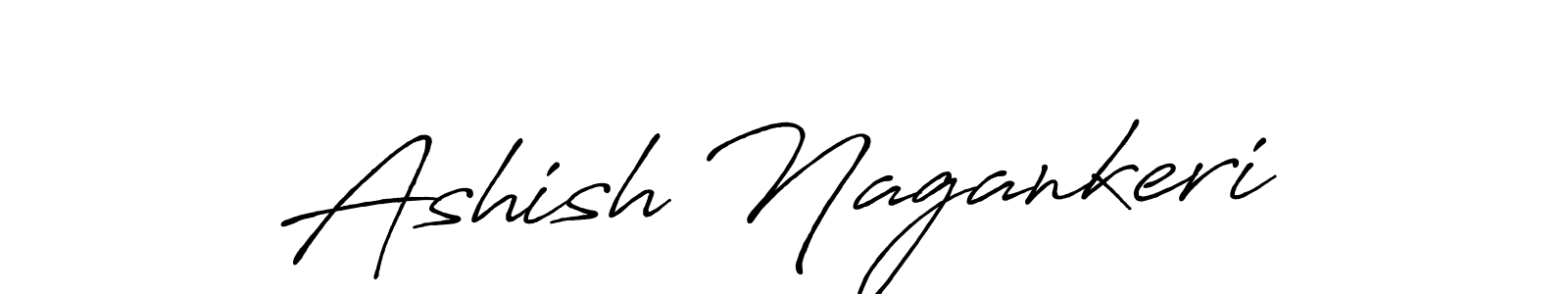 The best way (Antro_Vectra_Bolder) to make a short signature is to pick only two or three words in your name. The name Ashish Nagankeri include a total of six letters. For converting this name. Ashish Nagankeri signature style 7 images and pictures png