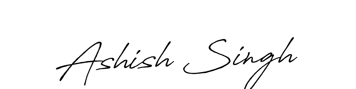 Antro_Vectra_Bolder is a professional signature style that is perfect for those who want to add a touch of class to their signature. It is also a great choice for those who want to make their signature more unique. Get Ashish Singh name to fancy signature for free. Ashish Singh signature style 7 images and pictures png