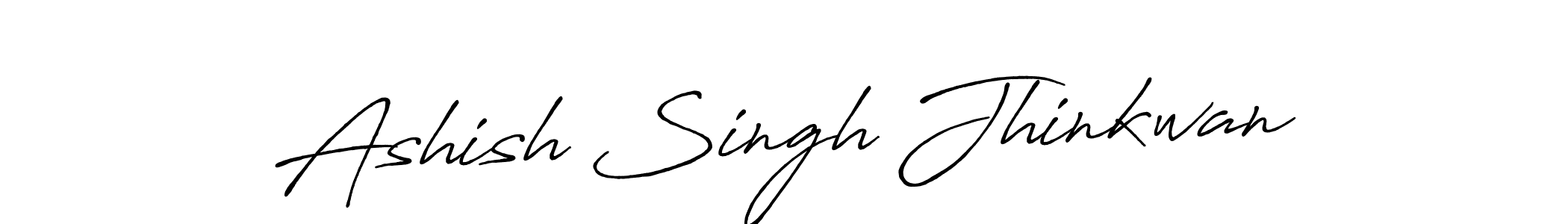 Antro_Vectra_Bolder is a professional signature style that is perfect for those who want to add a touch of class to their signature. It is also a great choice for those who want to make their signature more unique. Get Ashish Singh Jhinkwan name to fancy signature for free. Ashish Singh Jhinkwan signature style 7 images and pictures png