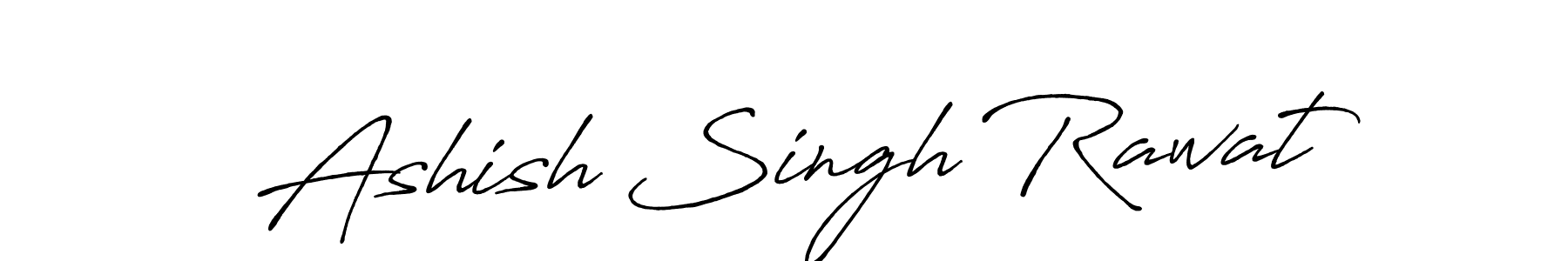 Use a signature maker to create a handwritten signature online. With this signature software, you can design (Antro_Vectra_Bolder) your own signature for name Ashish Singh Rawat. Ashish Singh Rawat signature style 7 images and pictures png