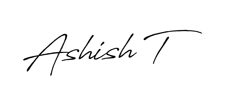 Make a short Ashish T signature style. Manage your documents anywhere anytime using Antro_Vectra_Bolder. Create and add eSignatures, submit forms, share and send files easily. Ashish T signature style 7 images and pictures png