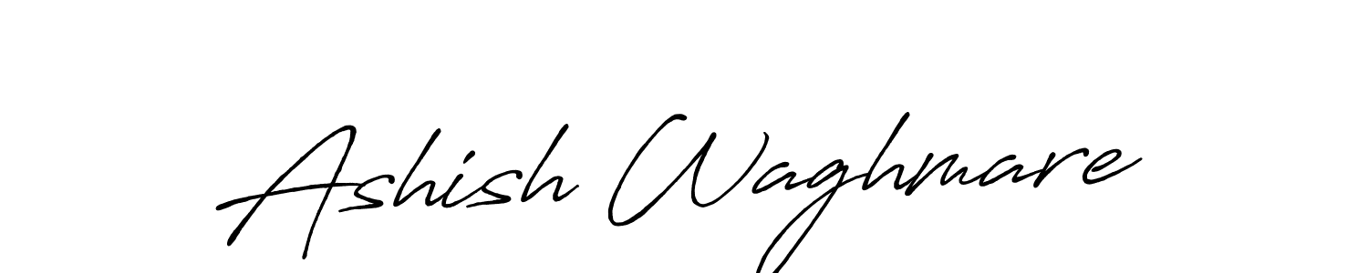 Use a signature maker to create a handwritten signature online. With this signature software, you can design (Antro_Vectra_Bolder) your own signature for name Ashish Waghmare. Ashish Waghmare signature style 7 images and pictures png