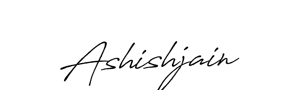 Create a beautiful signature design for name Ashishjain. With this signature (Antro_Vectra_Bolder) fonts, you can make a handwritten signature for free. Ashishjain signature style 7 images and pictures png