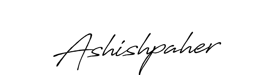 Design your own signature with our free online signature maker. With this signature software, you can create a handwritten (Antro_Vectra_Bolder) signature for name Ashishpaher. Ashishpaher signature style 7 images and pictures png