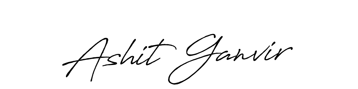 It looks lik you need a new signature style for name Ashit Ganvir. Design unique handwritten (Antro_Vectra_Bolder) signature with our free signature maker in just a few clicks. Ashit Ganvir signature style 7 images and pictures png