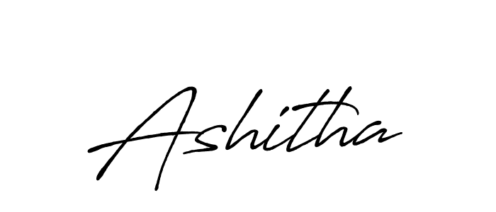 Create a beautiful signature design for name Ashitha. With this signature (Antro_Vectra_Bolder) fonts, you can make a handwritten signature for free. Ashitha signature style 7 images and pictures png
