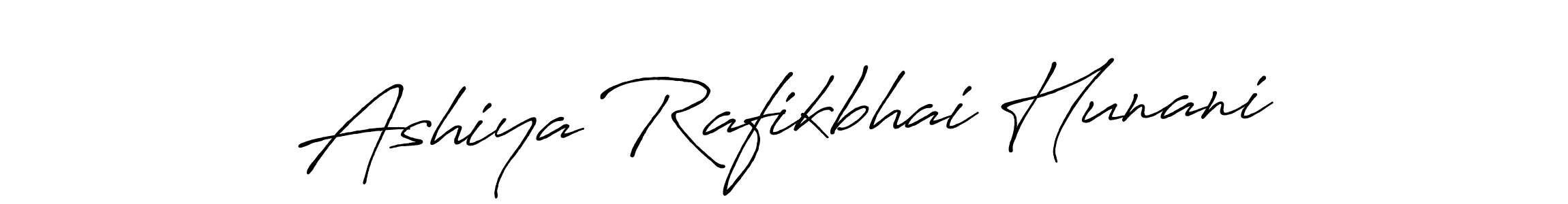 Make a beautiful signature design for name Ashiya Rafikbhai Hunani. Use this online signature maker to create a handwritten signature for free. Ashiya Rafikbhai Hunani signature style 7 images and pictures png