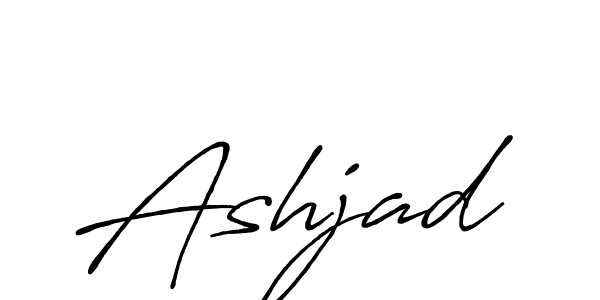 Create a beautiful signature design for name Ashjad. With this signature (Antro_Vectra_Bolder) fonts, you can make a handwritten signature for free. Ashjad signature style 7 images and pictures png