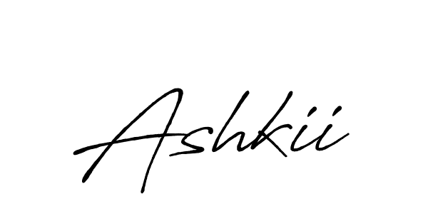 Also we have Ashkii name is the best signature style. Create professional handwritten signature collection using Antro_Vectra_Bolder autograph style. Ashkii signature style 7 images and pictures png