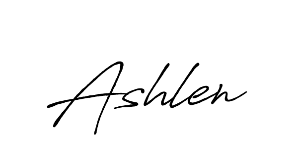 Make a beautiful signature design for name Ashlen. With this signature (Antro_Vectra_Bolder) style, you can create a handwritten signature for free. Ashlen signature style 7 images and pictures png